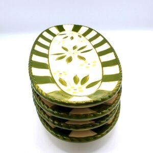 Temptations Old World Corn on the Cob Oval Plates with Skewers